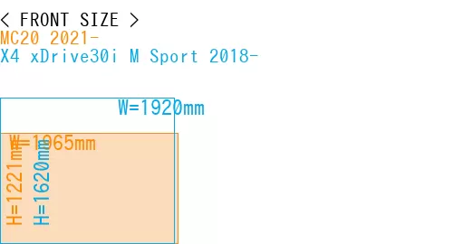 #MC20 2021- + X4 xDrive30i M Sport 2018-